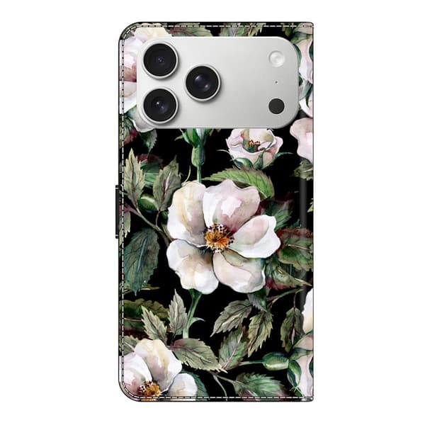 Wonderland iPhone 17 Pro flip etui - Stor Blomst