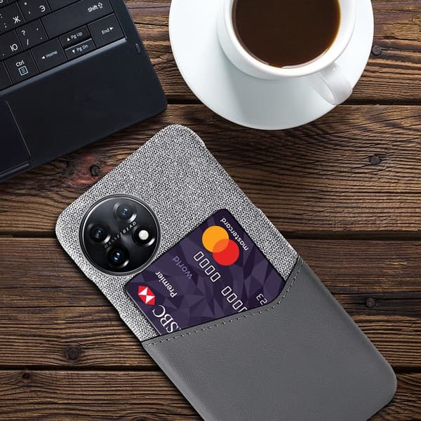 Bofink OnePlus 11 Kort Cover - Grå