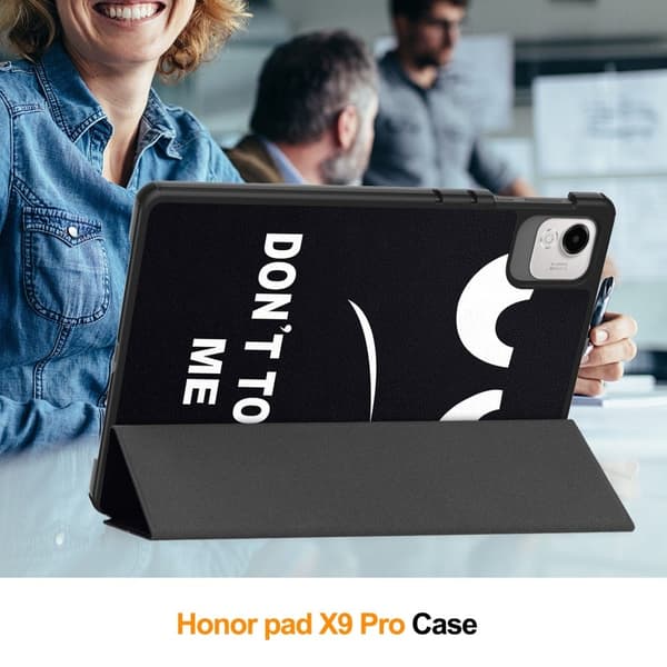 Honor Pad X9 Pro Case Pattern Print Leather Stand Tablet Cover - Don'T Touch Me