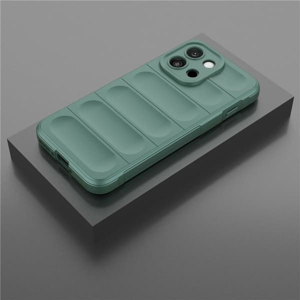 Mjukt greppformat OnePlus 13T skal - Grön