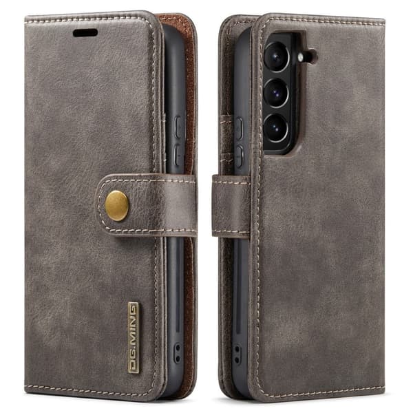 DG.Ming Samsung Galaxy S22 Plus 2-in-1 Lommebok Etui - Grå