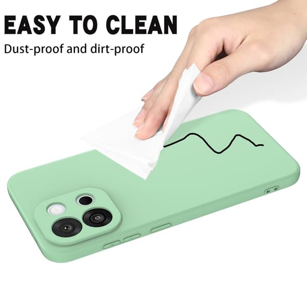Matte Liquid OnePlus 13T silikone cover - Grøn