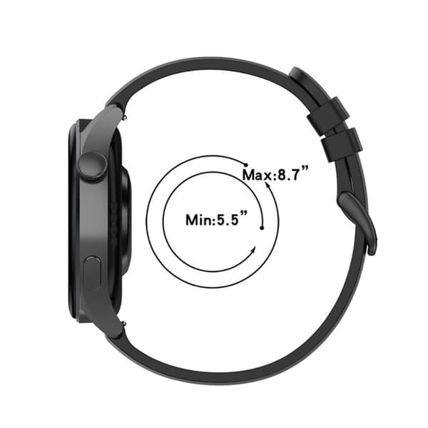 22 mm universal enkel klokkerem - Mørkeblå
