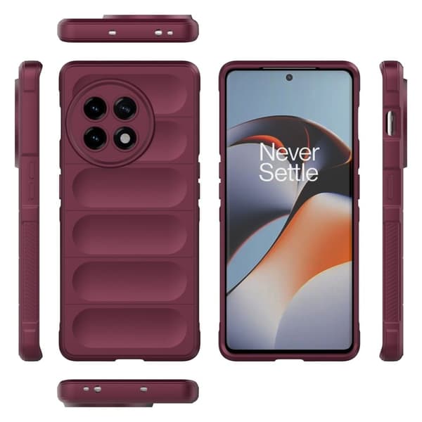 Mjukt greppformat OnePlus 11R / OnePlus Ace 2 skal - Röd