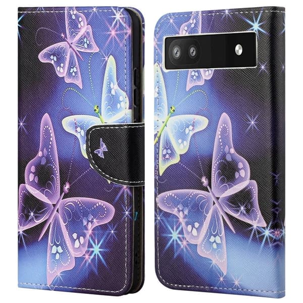 Wonderland Google Pixel 6a fodral -Lila