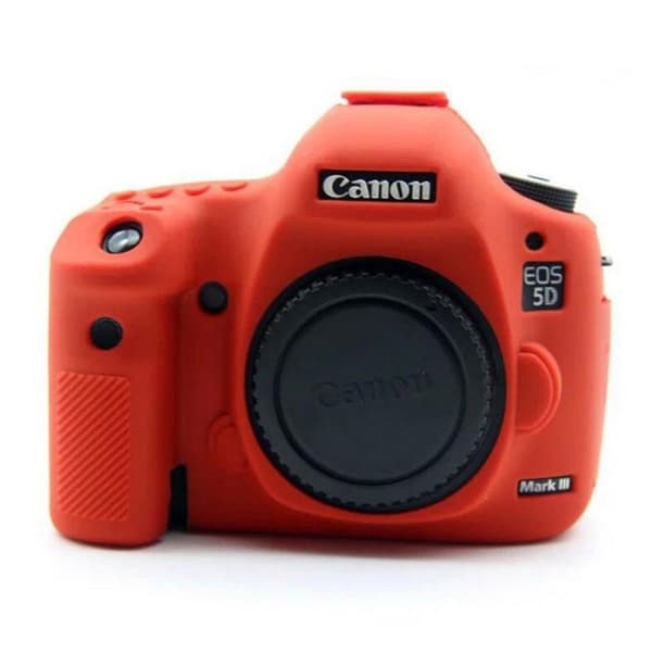 Canon EOS 5D Mark III cover i silikone - Rød