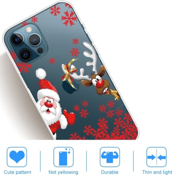 Juleveske til iPhone 14 Pro Max - Julehjort