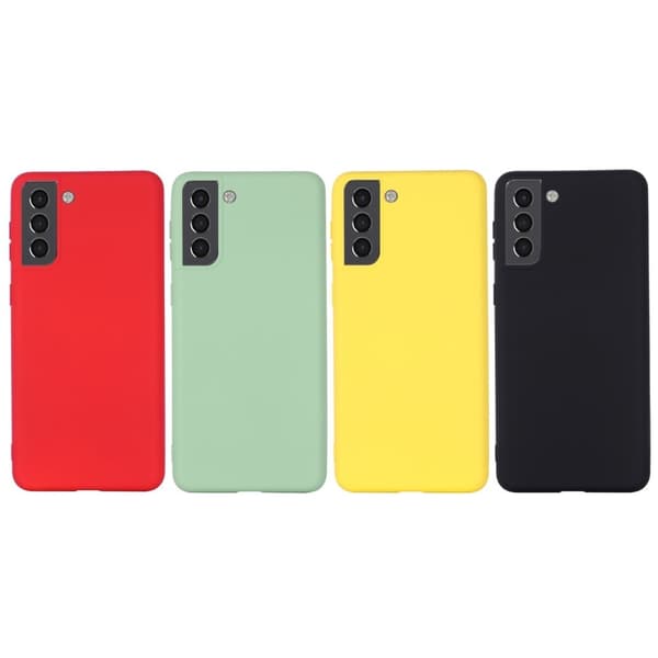 Matte Liquid Samsung Galaxy S22 Plus silikone cover - Rød