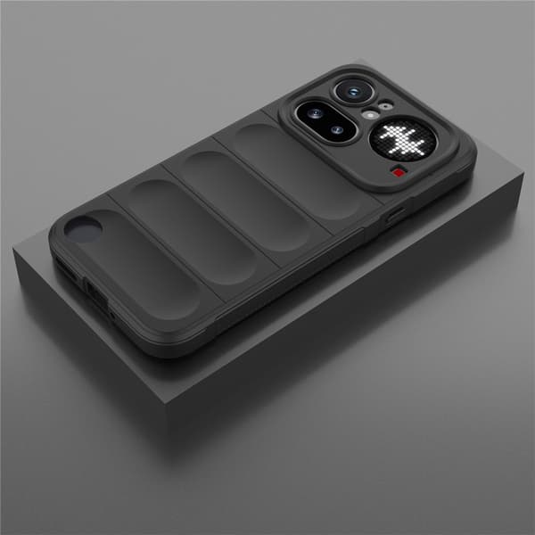 Blødt grebsformet Nothing Phone (4a) Pro cover - Sort