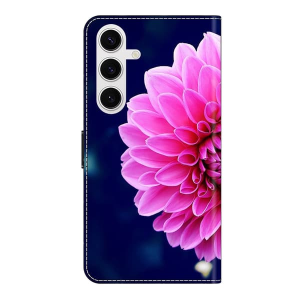 Wonderland Samsung Galaxy S26+ flip etui - Lyserøde Blomster
