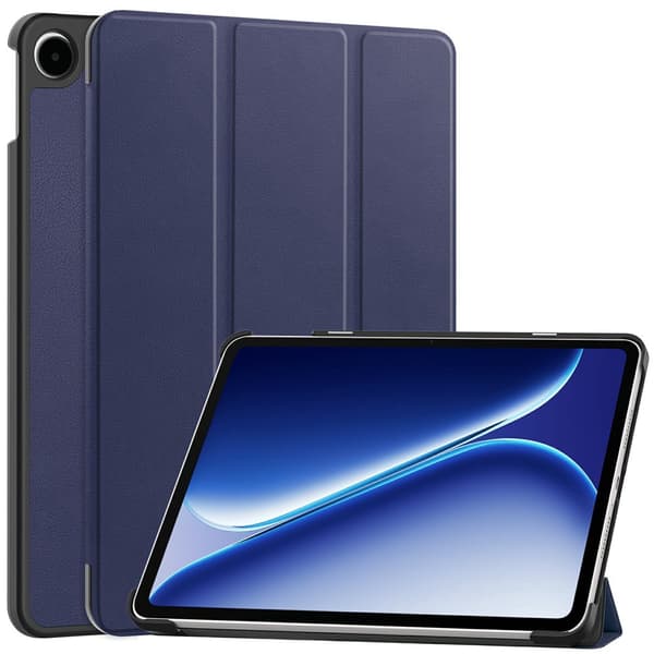 OnePlus Pad Air5 / Pad Go 2-etui Anti-Drop læderstativ til tablet - Blå