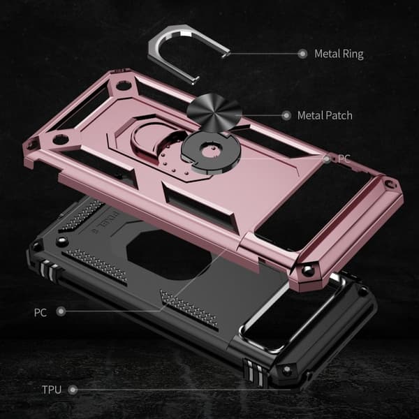 Bofink Combat Google Pixel 8 Pro Etui - Rose Gull