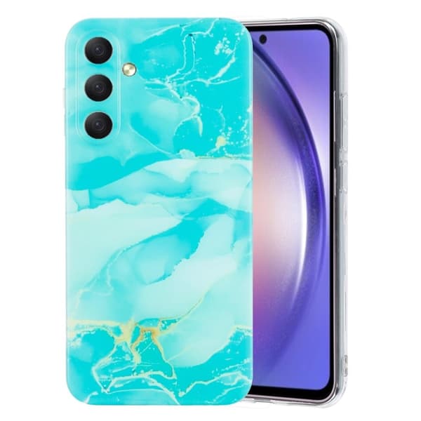 Marmordesign Samsung Galaxy A17 deksel - Grønn