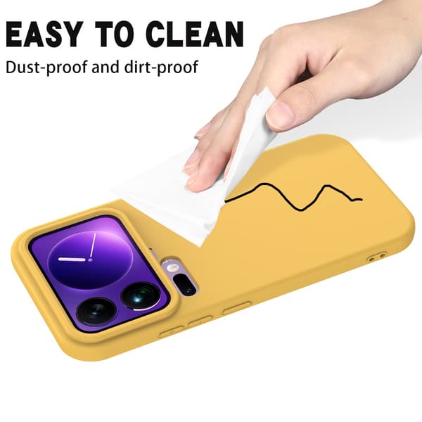 Matte Liquid Xiaomi 17 Pro Max silikone cover - Gul