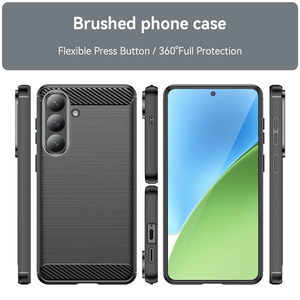 Carbon Flex Samsung Galaxy S26 Plus cover - Sort