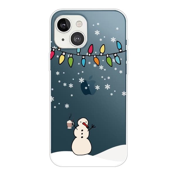 Julfodral till iPhone 14 - Snögubbe Och Snögubbe