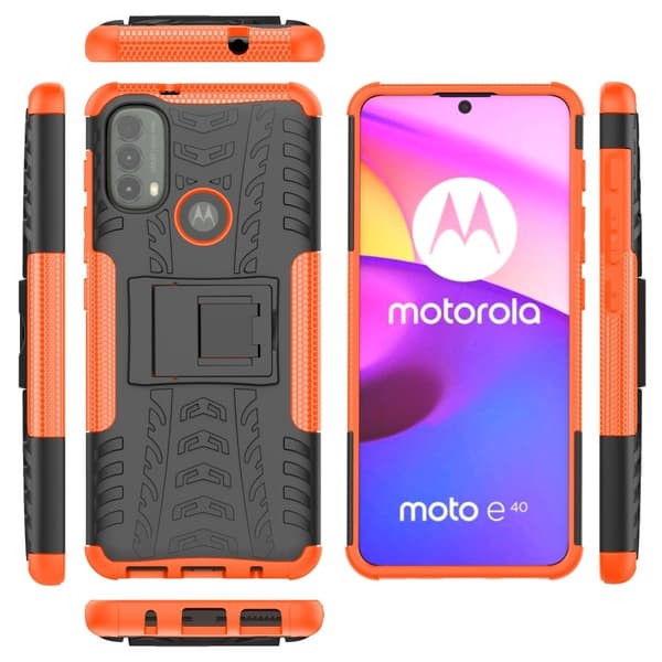 Offroad Etui Motorola Moto E40 - Oransje