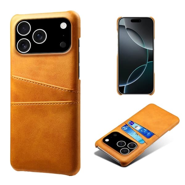 Dual Card iPhone 17 Pro deksel - Oransje