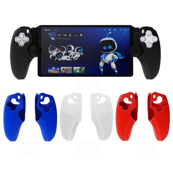 Sony PS5 Portal Handheld Console Protective Cover Left and Right Controller Silicone Case - Transparent Vit