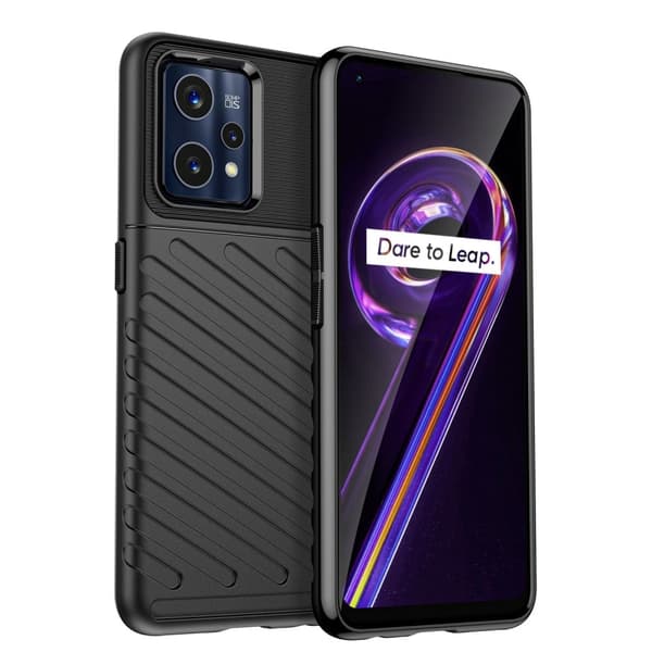Thunder Realme 9 Pro Plus Etui - Sort