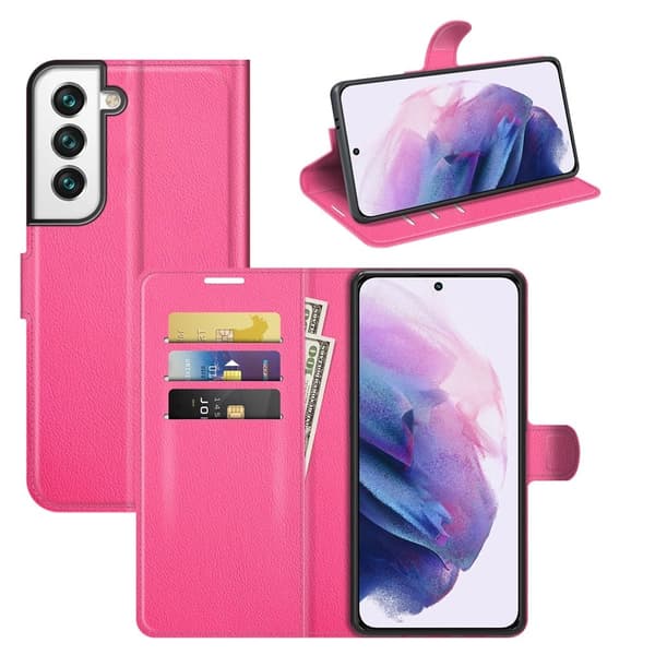 Klassisk Samsung Galaxy S22 Plus flip etui - Rose