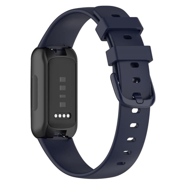 Fitbit Inspire 3 silikone-urrem - Mørkeblå Størrelse: L