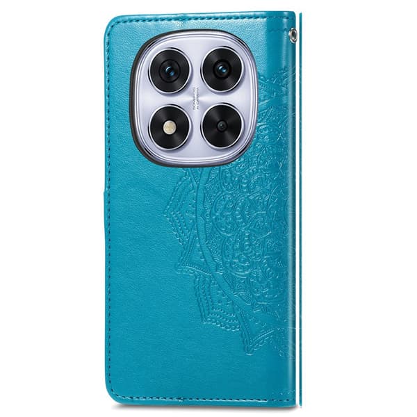 Mandala Xiaomi Redmi Note 15 Pro Plus læderetui - Blå