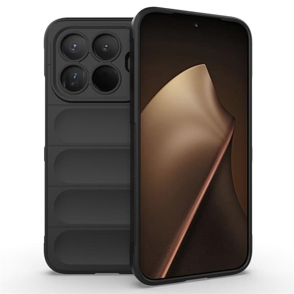 Blødt grebsformet Xiaomi 15T Pro cover - Sort