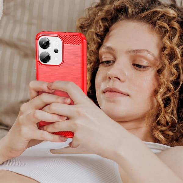 Carbon Flex Oppo Reno14 kotelot - Punainen