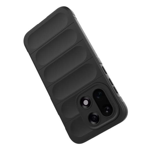 Mjukt greppformat OnePlus 15 skal - Ljusgrå