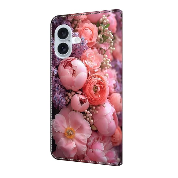 Wonderland iPhone 16 flip etui - Ranunculaceae