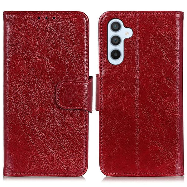 Neptune Læder Samsung Galaxy S26 Plus Flip etui - Rød