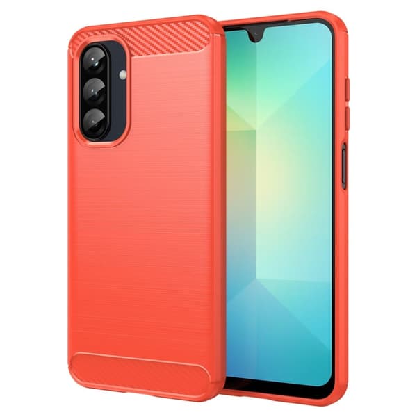 Carbon Flex Samsung Galaxy A26 deksel - Rød