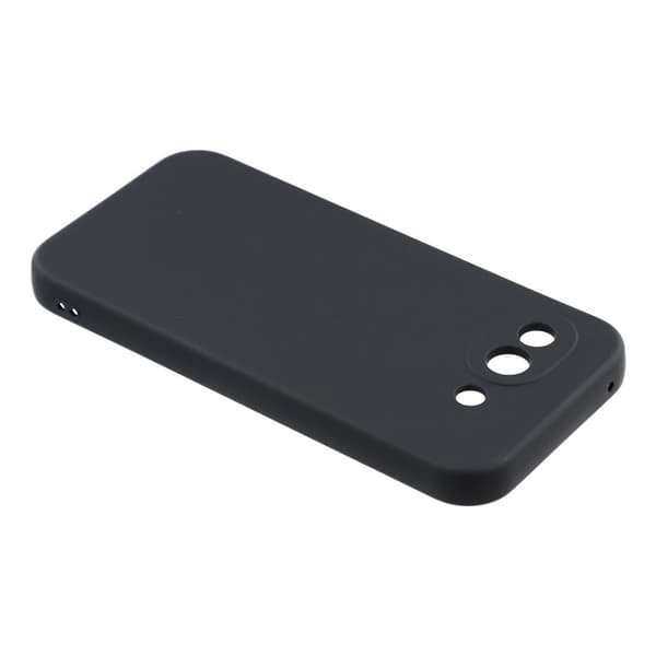 Mikrofiberforet blødt gummi Google Pixel 10a cover - Sort