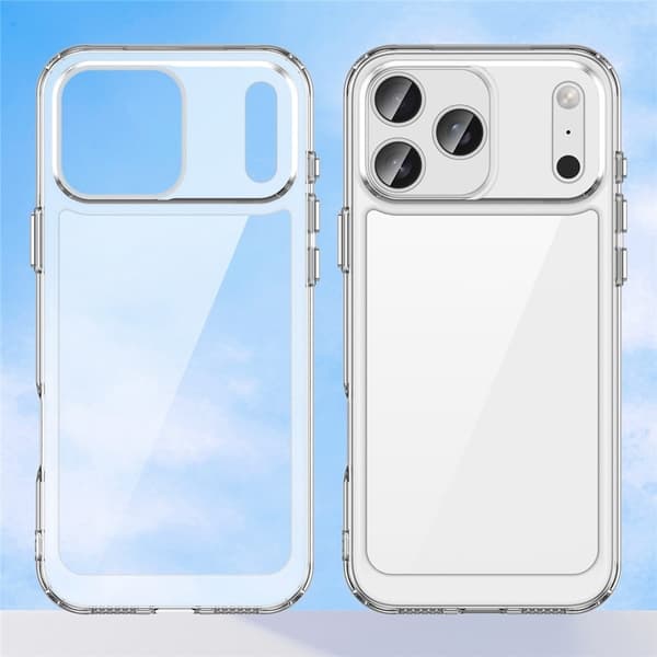 iPhone 17 Pro Max älykäs akryylikansi - Läpinäkyvä