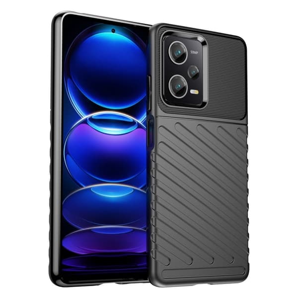 Thunder Xiaomi Redmi Note 12 Pro Etui - Svart