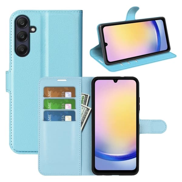 Klassisk Samsung Galaxy A26 flip etui - Blå