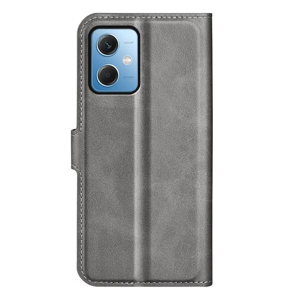Læretui med Lommebok til Xiaomi Redmi Note 12 - Grå