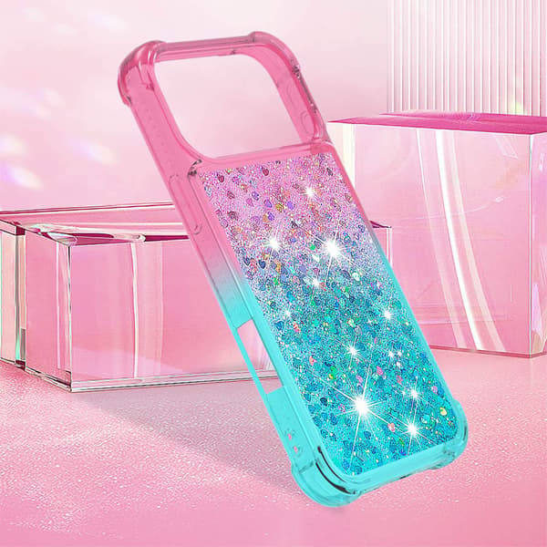 Princess iPhone 17 Pro Max deksel - Rosa + Himmelblå
