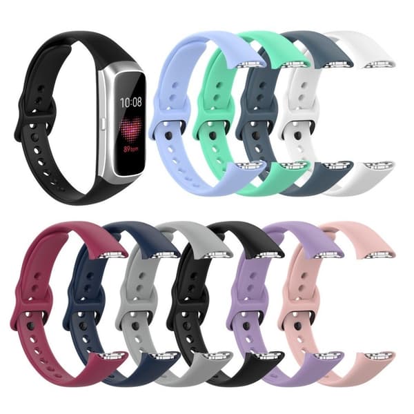 Samsung Galaxy Fit simpel silikone Urrem - Sort