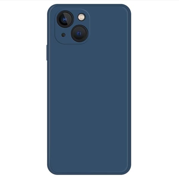 Skråt, gummicover cover til iPhone 14 Plus - Mørkeblå