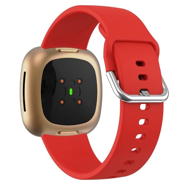 Fitbit Sense 2 / Versa 4 enkel silikone-urrem - Rød