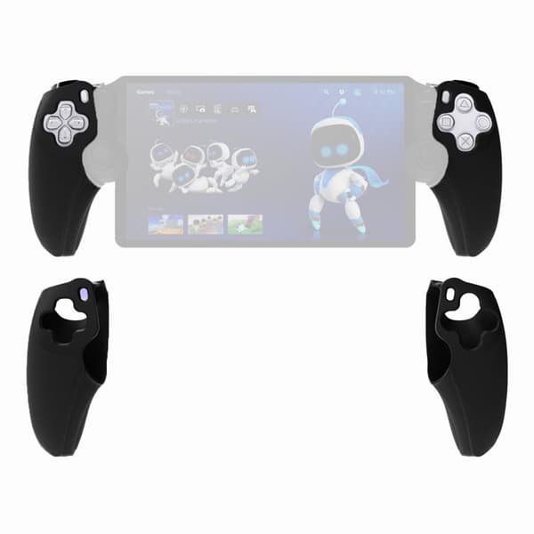 Sony PS5 Portal Handheld Console Protective Cover Left and Right Controller Silicone Case - Svart