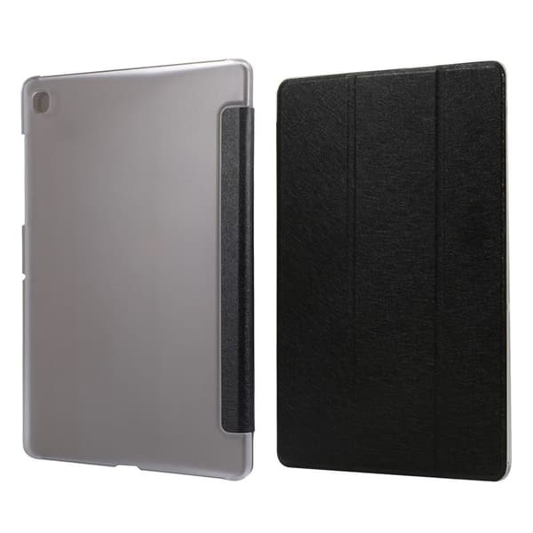 Samsung Galaxy Tab A7 10.4 (2020) silk tri-fold læder flip etui - sort