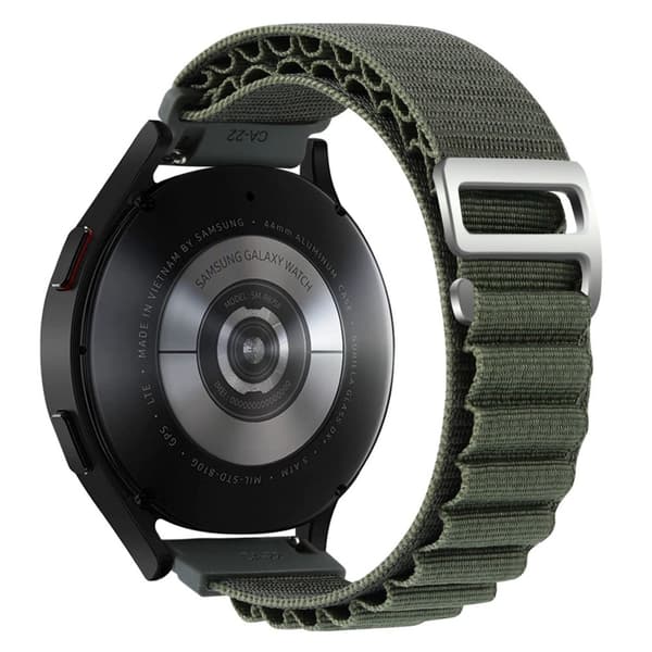 22mm Universal nylon kellohihna - Vihreä
