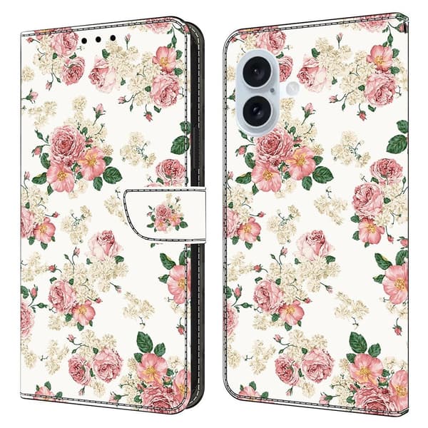 Wonderland iPhone 16 flip-etui - Pion