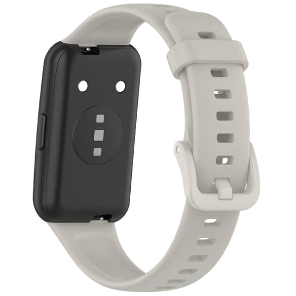 Huawei Band 7 Silicone Watch Band Solid Color Replacement Strap - Grå