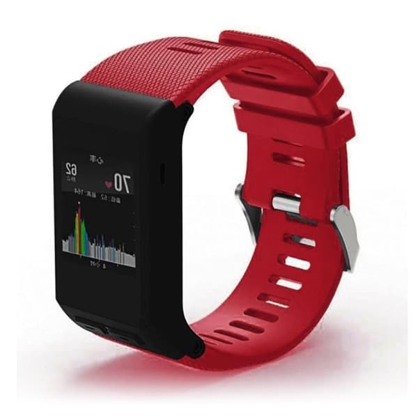 Garmin Vivoactive HR Erstatningsrem i silikone - Rød