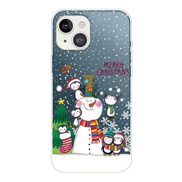 Joulun iPhone 14 Plus kotelo - Pingviini Perhe