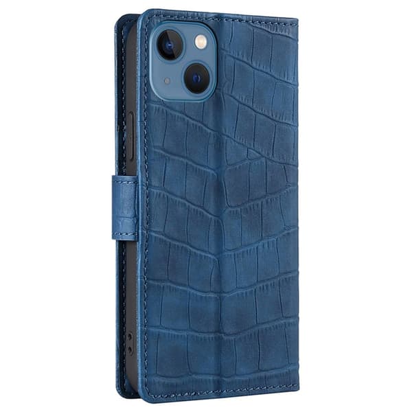 Croco iPhone 14 cover - Blå